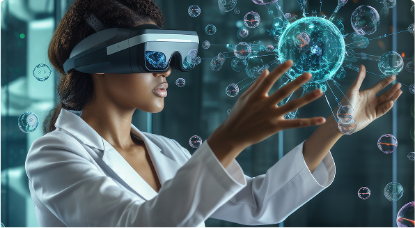 AI Lab as a Service illustration dark